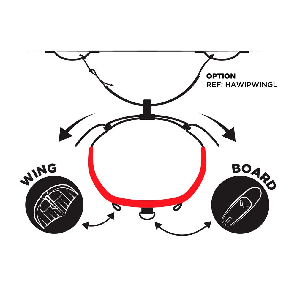 Harnais De Wing Forward Wip Wing Belt 2.0 Black 5 Harnais De Wing Forward Wip Wing Belt 2.0 Black – Image 3